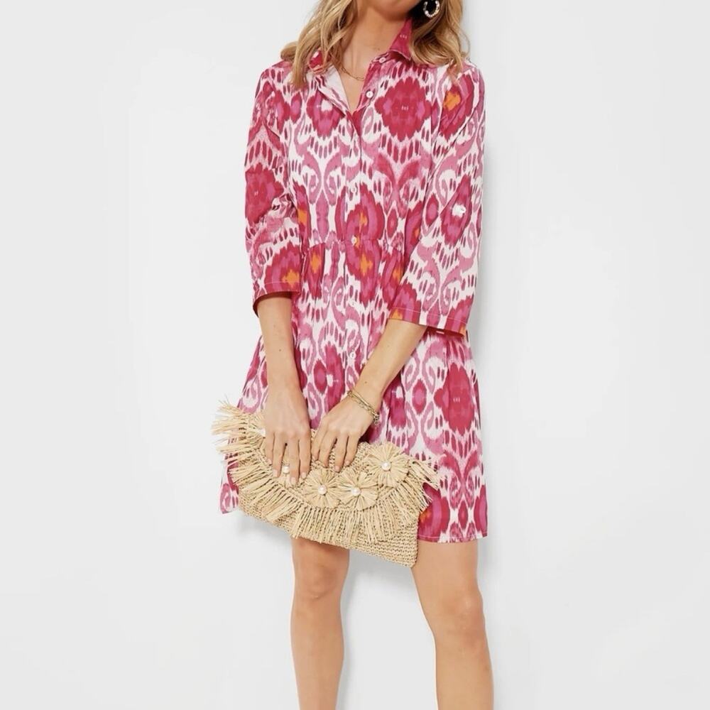 Ro’s Garden Magenta June Deauville Dress Size L